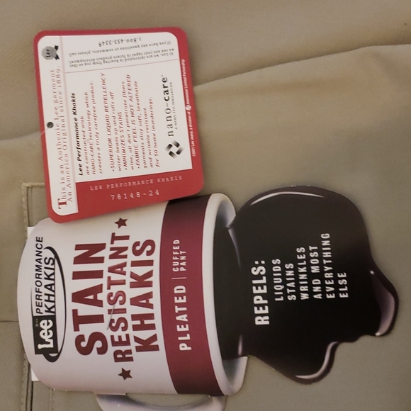 Lee performance Khakis slacks nwt - Picture 8 of 9